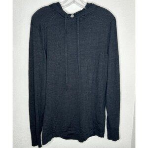 Smartwool Sweater Hoodie Womens L Merino Wool Hooded Knit Pullover Base Layer